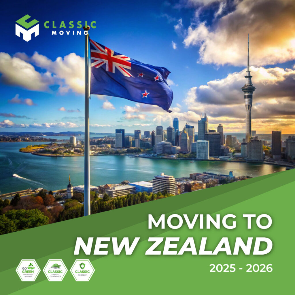 Moving To New Zealand From Singapore With Classic Moving Services