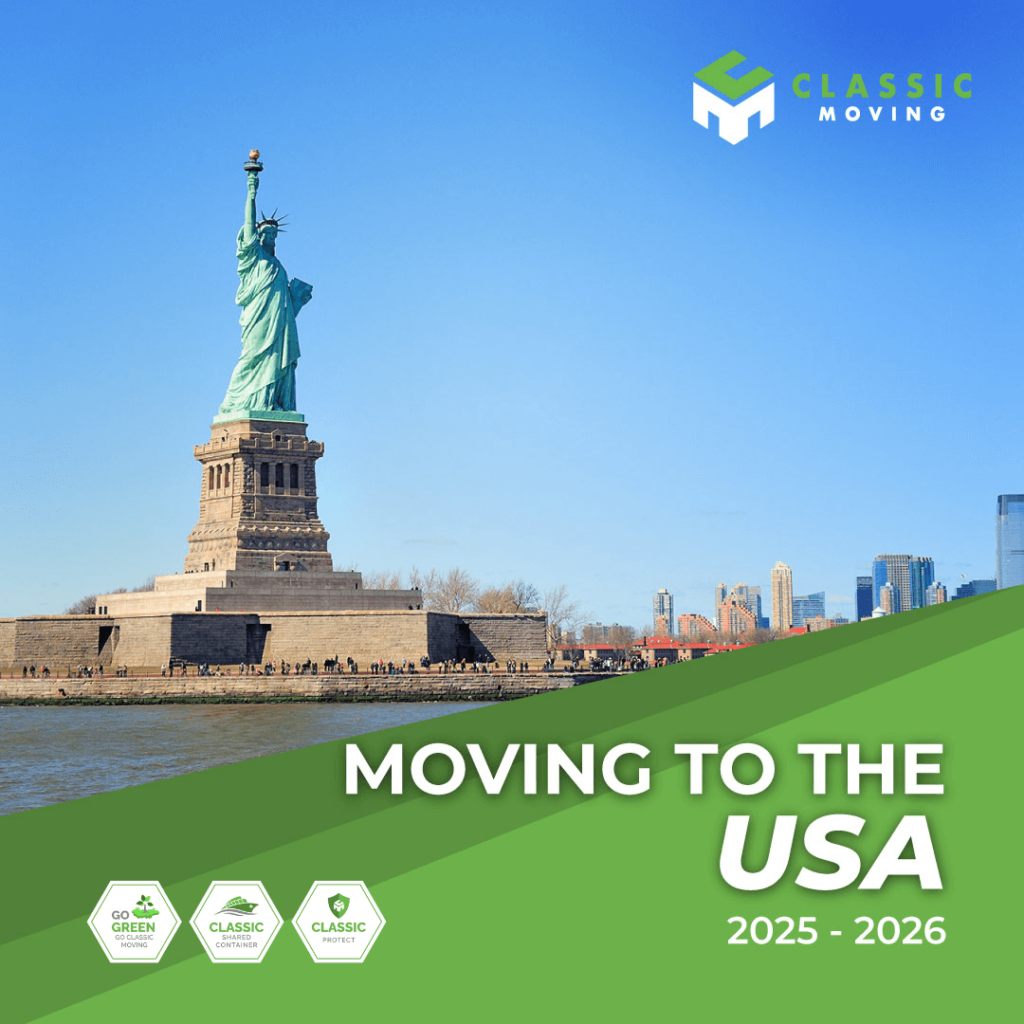 Moving To USA From Singapore With Classic Moving Services